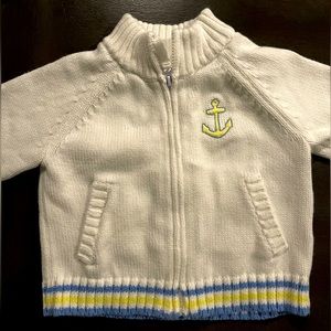 Janie and Jack cardigan. Size 6 to 12 months.